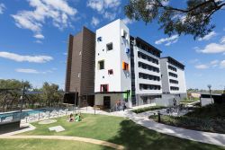 ECU Student Village Joondalup Campus ECU Student Village building at the Joondalup Campus