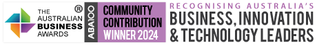 Children's University Community Contribution Winner 2024 Banner showcasing that the Children's University was The Australian Business Awards Community Contribution Winner 2024 which recognises Australia's Business, Innovation and Technology Leaders.